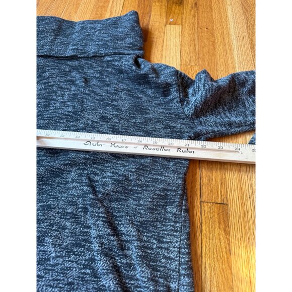 Merona Pullover Womens XL Sweater Cowl Neck Long Sleeve Gray Knit - Picture 8 of 10